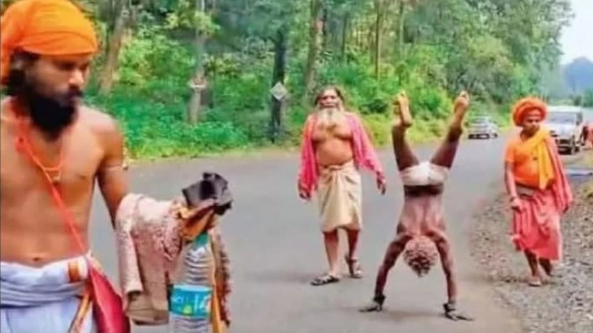 धर्मराज पुरी महाराज का अनूठा संकल्प, हाथ से चलते हुए पूरी करेंगे 3500 KM की नर्मदा परिक्रमा, लगेंगे चार साल