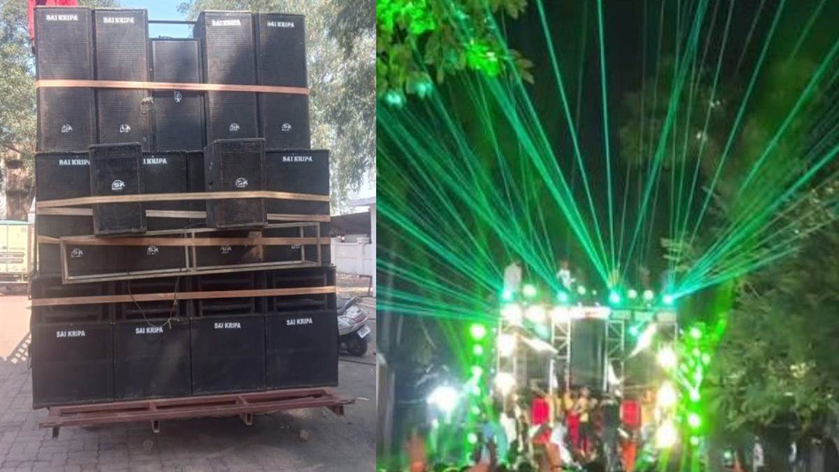 जबलपुर में तेज डीजे पर कार्रवाई, तीन वाहन जब्त