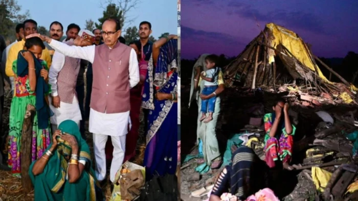 केंद्रीय मंत्री शिवराज सिंह चौहान के हस्तक्षेप के बाद रोकी गई बेदखली कार्रवाई, रात भर धरने पर बैठे रहे बेघर परिवार