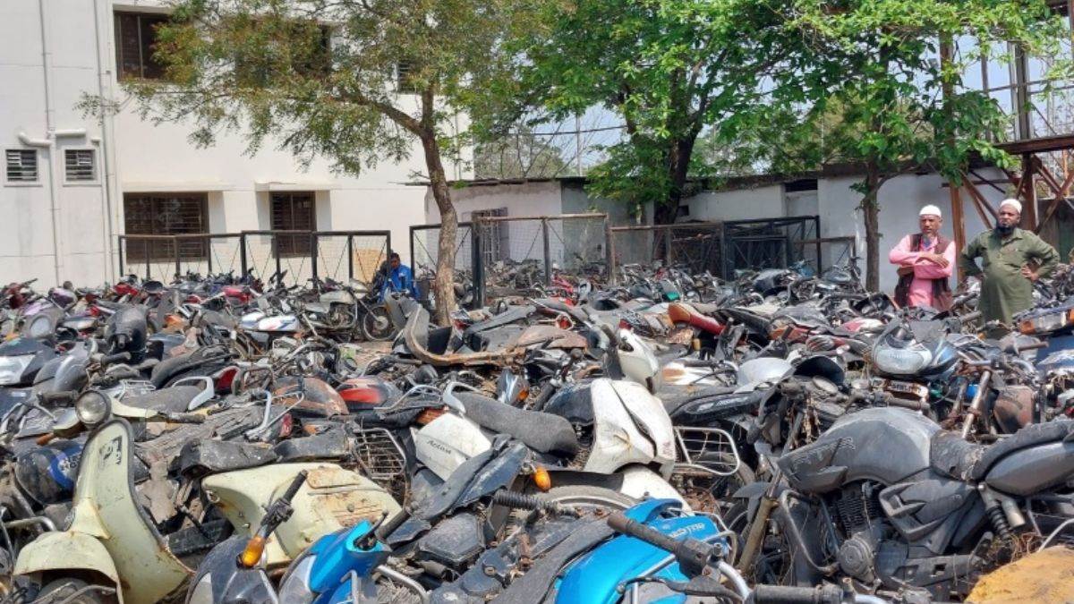 विदिशा कोतवाली में आज 168 बाइक की नीलामी, बोली सिर्फ ₹1000 से शुरू
