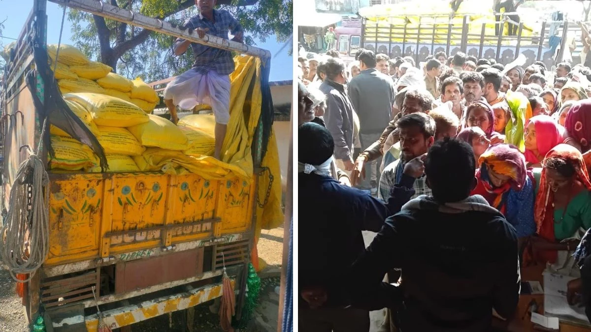 खाद वितरण की अव्यवस्था से किसान परेशान, बाजना में 100 बोरी अवैध यूरिया पकड़ा, तीन गिरफ्तार