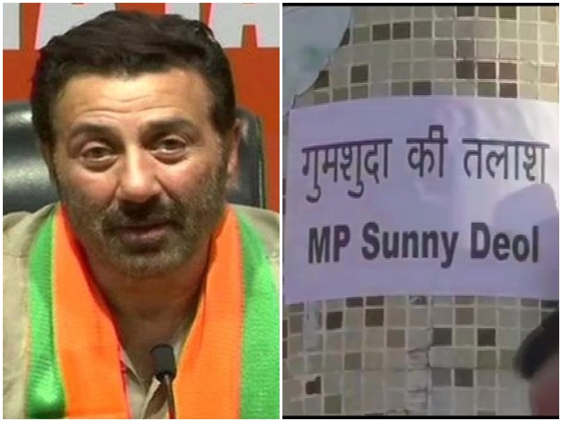 Sunny Deol replied on the facebook over the Missing posters placed in  Gurdaspur constituency