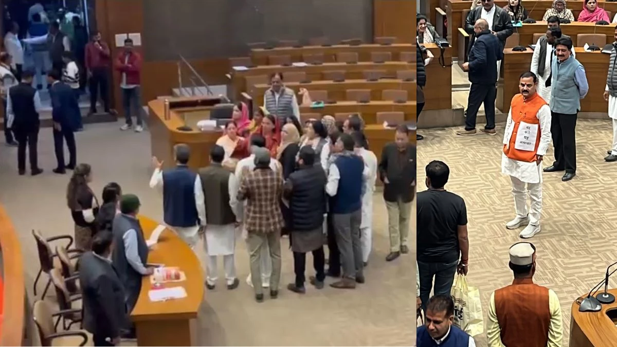 भोपाल नगर निगम परिषद में भारी हंगामा, गोकशी और दूषित पानी पर महापौर से मांगा इस्तीफा