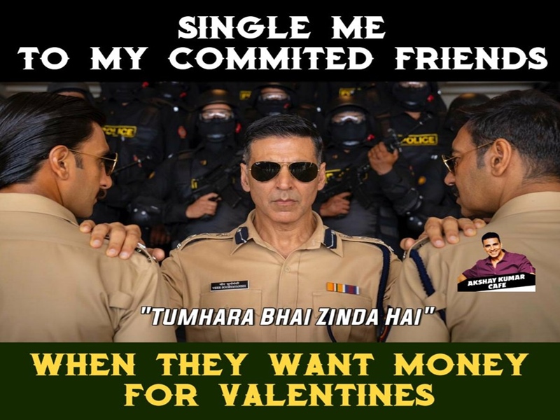 Happy Valentine Day 2020 Funny Memes: वेलेंटाइन डे पर तनहा दिलों का ऐसा है  हाल सोशल मीडिया में आई मीम्स की बाढ़ - Happy Valentine Day 2020 Funny  Memes: Trending on Social
