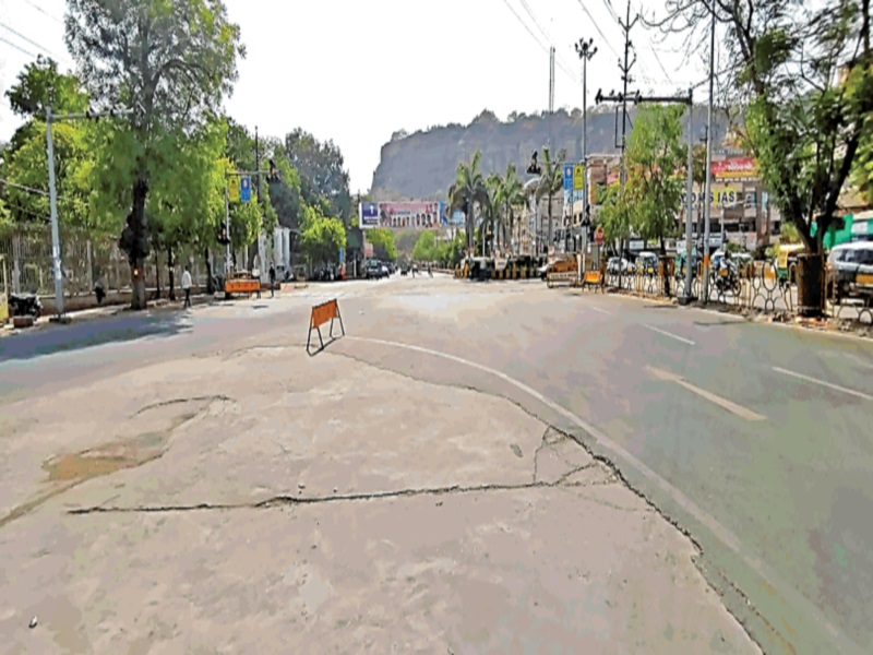Gwalior Weather Update शहर का तापमान 46.2 डिसे तक पहुंचा, सड़कें हुई