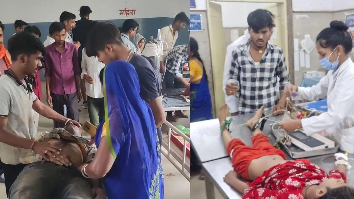 Damoh News: Father ate poison with three daughters, death; Sumosa was taken to feed, found lying on the pond