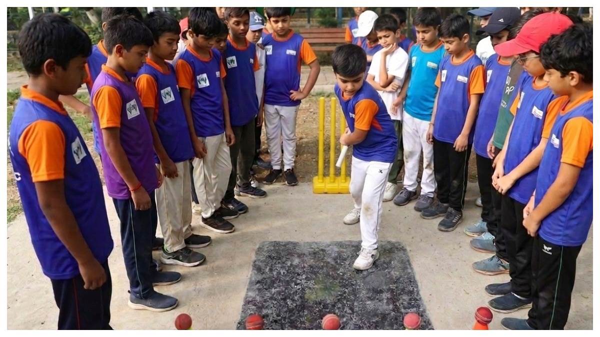 जबलपुर में शारीरिक प्रशिक्षण के साथ बल्लेबाजी में ग्रिप, डिफेंस व ड्राइव की बारीकियां सीख रहे नवोदित