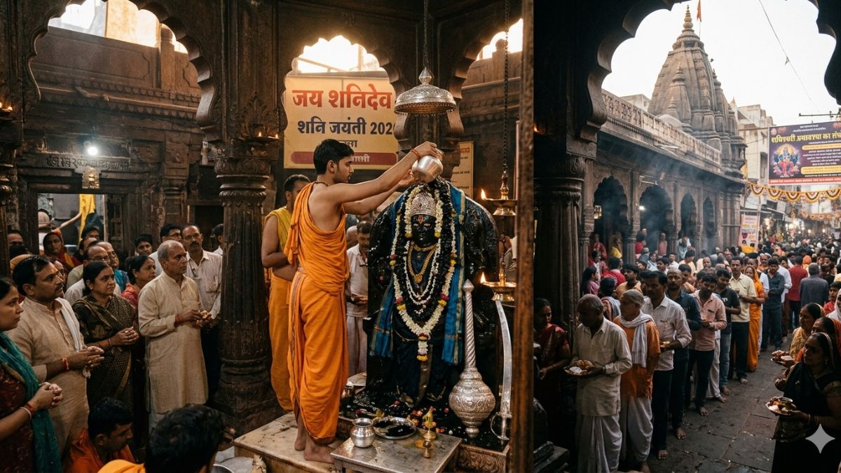 शनि जयंती पर शनिश्चरी अमावस्या का दुर्लभ संयोग, इंदौर के मंदिरों में गूंजेंगे महामंत्र; होंगे भव्य आयोजन