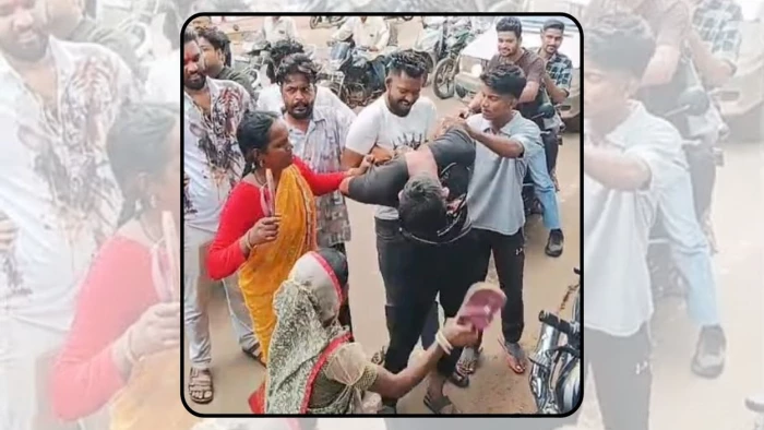 शिवपुरी में नाबालिग के साथ मिला शादीशुदा युवक: होटल से पकड़कर चप्पलों से पीटा, भीड़ ने थाने पहुंचाया; पत्नी ने लगाया मतांतरण का आरोप