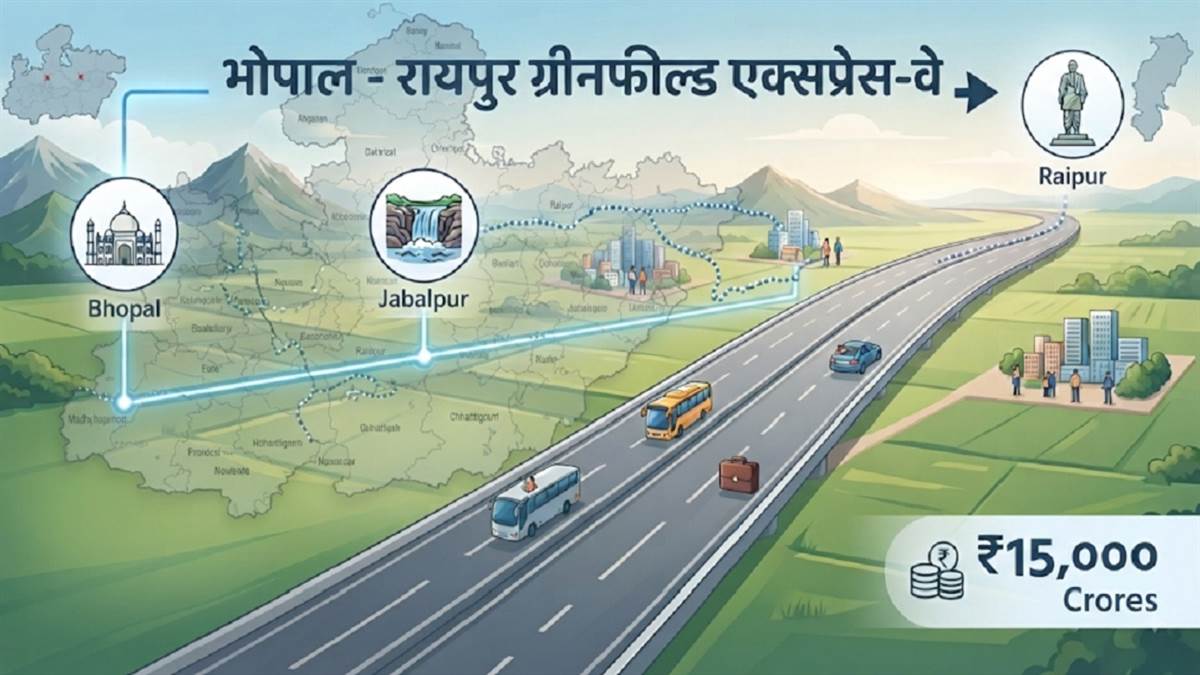 सात घंटे में पूरा होगा रायपुर से भोपाल का सफर, 15 हजार करोड़ से तैयार होगा एक्सप्रेस-वे, जबलपुर पहुंचेंगे चार घंटे में