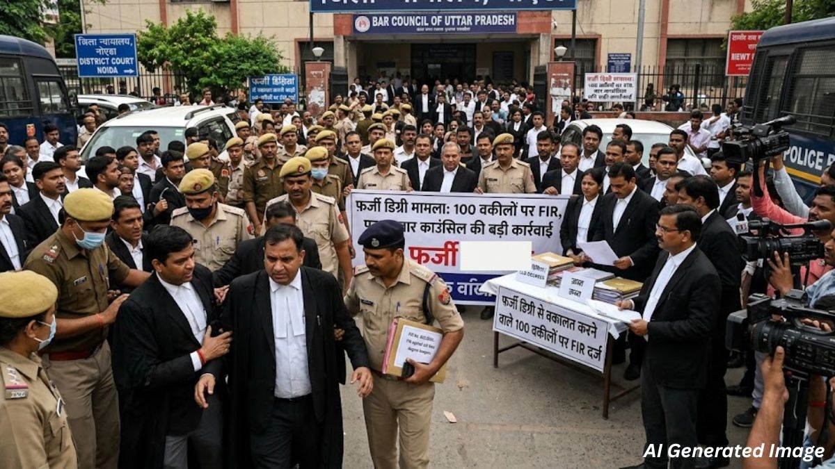 फर्जी डिग्री से वकालत करने वाले 100 वकीलों पर FIR, बार काउंसिल की जांच में सामने आया बड़ा फर्जीवाड़ा