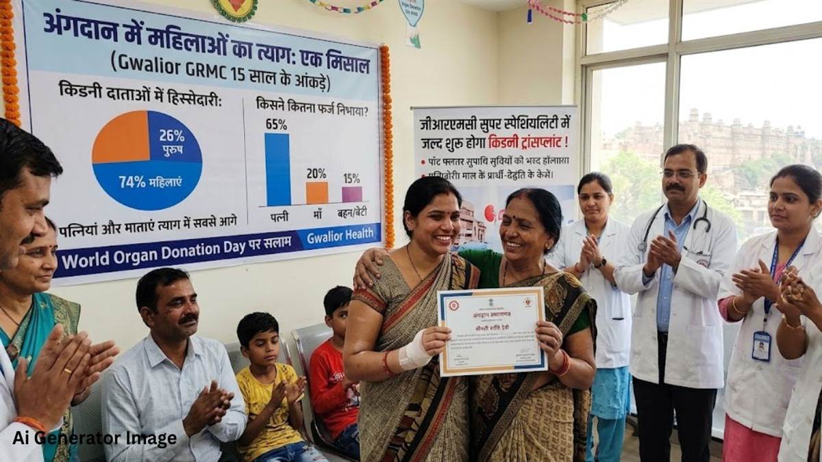 विश्व अंगदान दिवस पर मिसाल: अपनों को जिंदगी देने में महिलाएं पुरुषों से 3 गुना आगे, पत्नियों और माताओं ने निभाया फर्ज