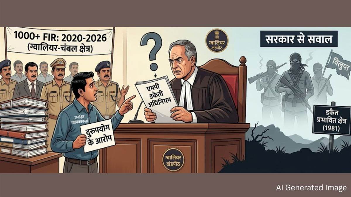 MP में डकैत नहीं, फिर भी 1000 से ज्यादा FIR: 45 साल पुराने डकैती कानून की...