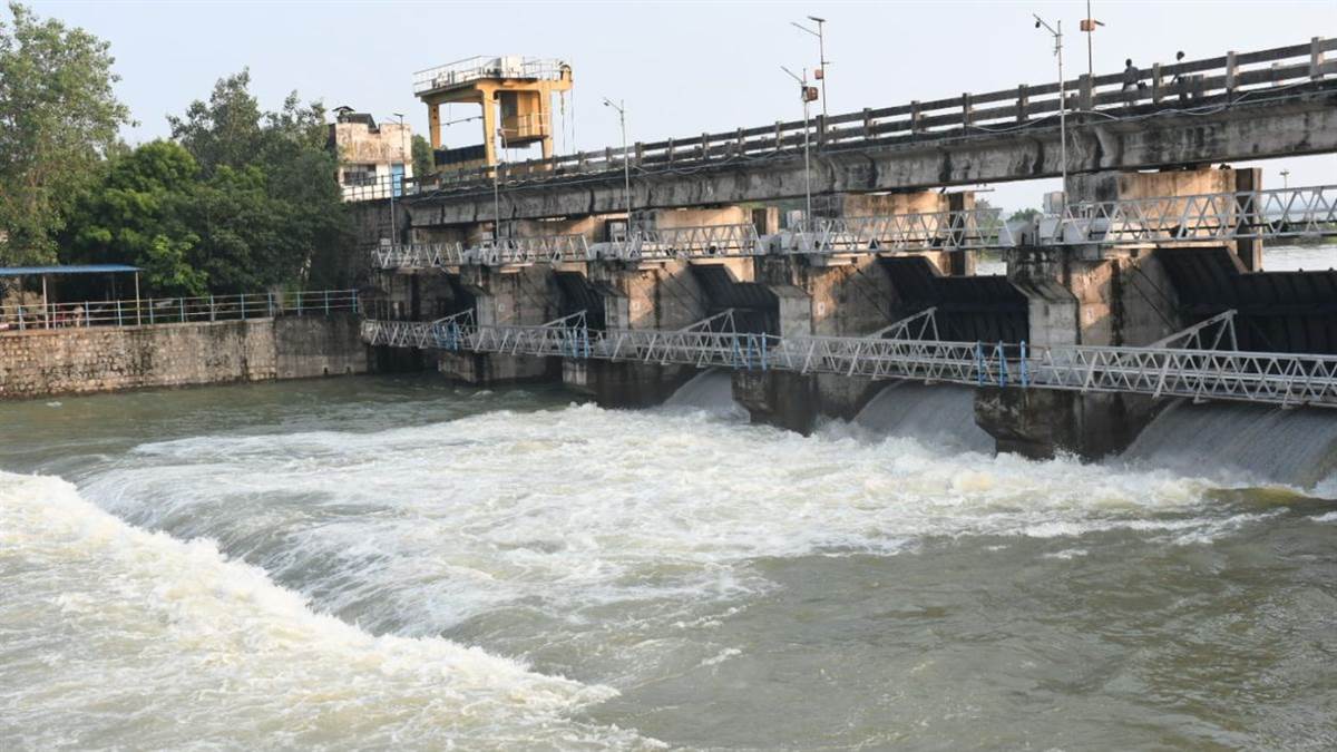 तिघरा बांध के 3 गेट दोबारा खुले, 50 MCFT पानी बहा; मुरैना तक अलर्ट जारी