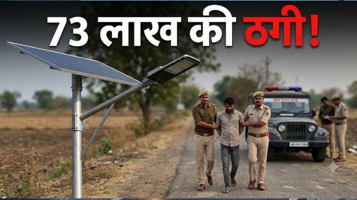 उज्जैन में सोलर लाइट टेंडर के नाम पर 73 लाख ठगे, पुलिस ने एक आरोपी को किया...