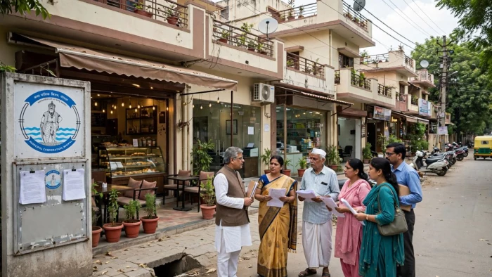 भोपाल की अरेरा कॉलोनी में नियम विरुद्ध हो रहा व्यवसाय, 20 से बढ़कर 80 हुईं दुकानें, रहवासियों ने दी चेतावनी