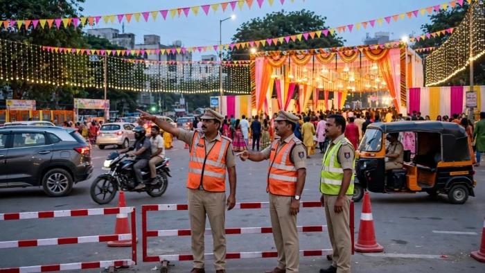 भोपाल में गरबे की वजह से आज से 17 अक्टूबर तक शाम 6 बजे से डायवर्ट रहेंगे रूट
