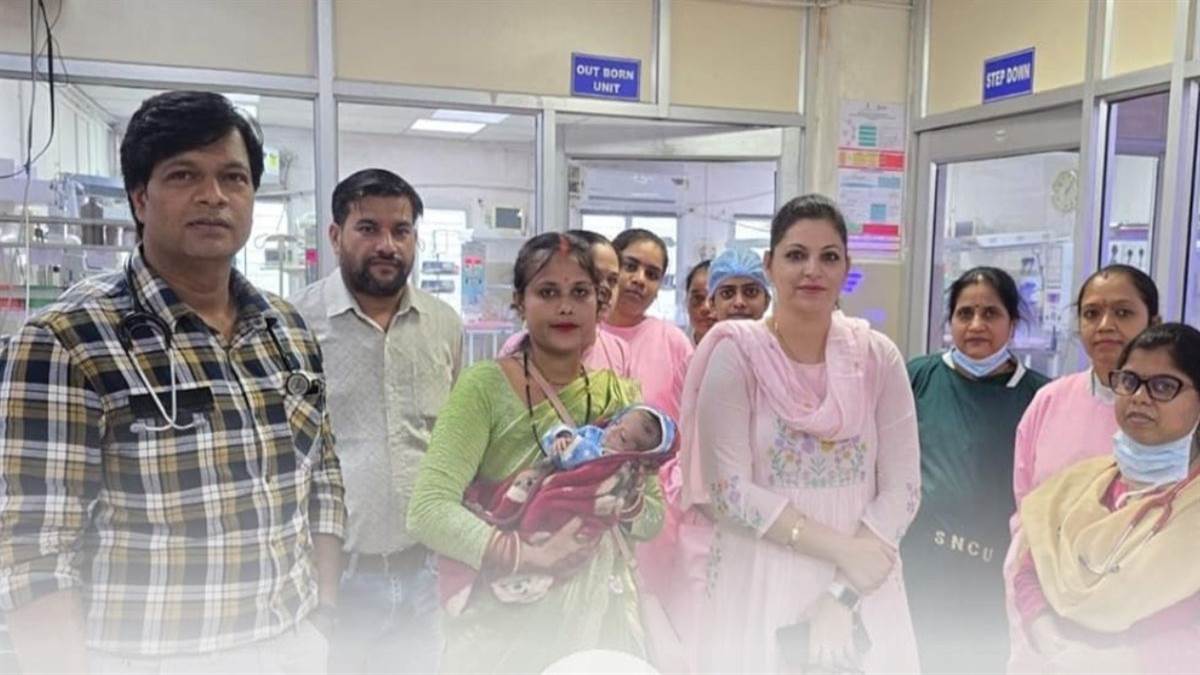 शहडोल में सात माह में जन्मी 70 ग्राम की बच्ची को मिला नया जीवन, सीपेप से बची जान