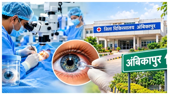 अब अंबिकापुर में ही होगा नेत्र प्रत्यारोपण, बिलासपुर नहीं भेजनी पड़ेगी आंखें