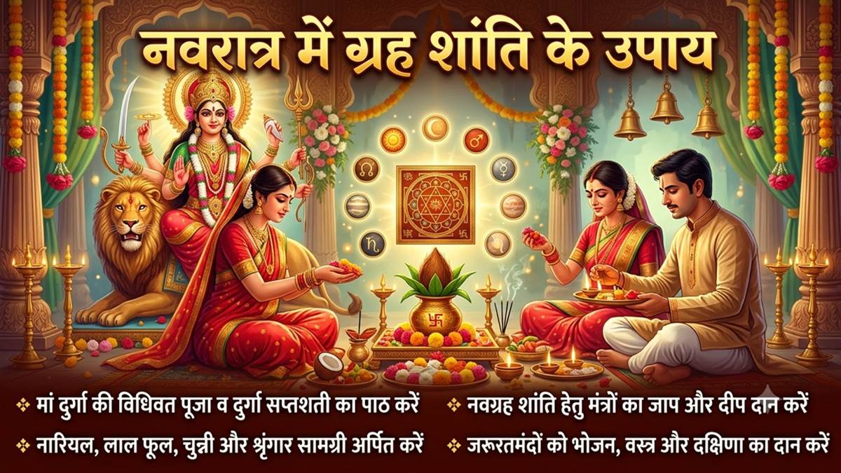 नवरात्रि 2026: ग्रहों की समस्याओं को दूर करने के लिए नवरात्रि में क्या करें? ज्योतिषी बताते हैं आसान उपाय