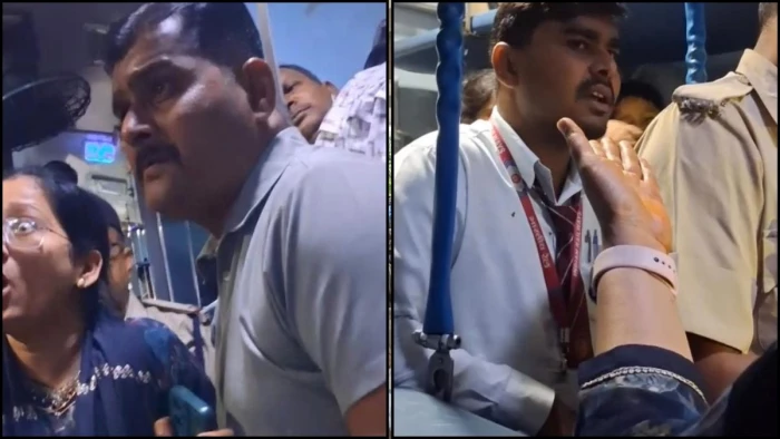 'मेरे भाई IPS और जीजा SP हैं' रतलाम में बिना टिकट पकड़े गए तो TTE पर भड़का दंपती, 5 घंटे चला हंगामा