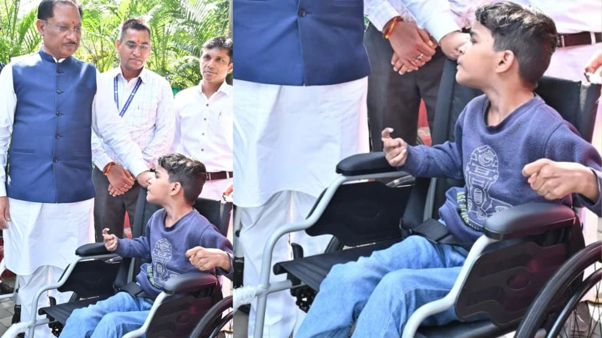 पैरों से चित्र उकेरने वाली पूनम की बदलेगी जिंदगी, CM विष्णुदेव साय ने दिया खास तोहफा