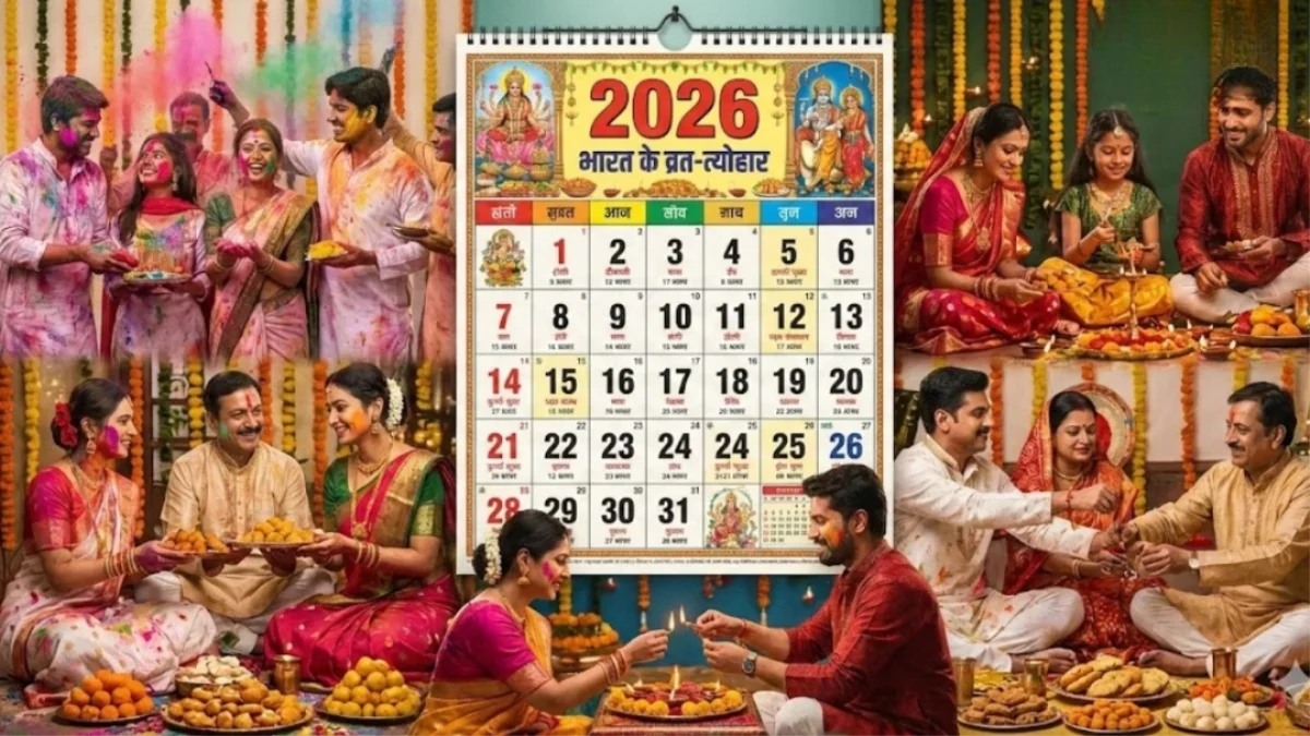 Festivals List 2026: जनवरी से दिसंबर तक... नोट करें नए साल के प्रमुख व्रत-त्योहारों की लिस्ट