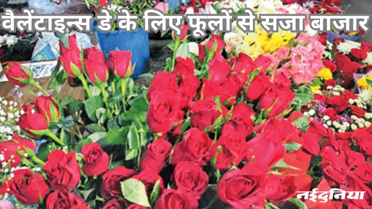 वैलेंटाइन डे पर खिला प्यार, गुलाब के दामों में आया जबरदस्त उछाल