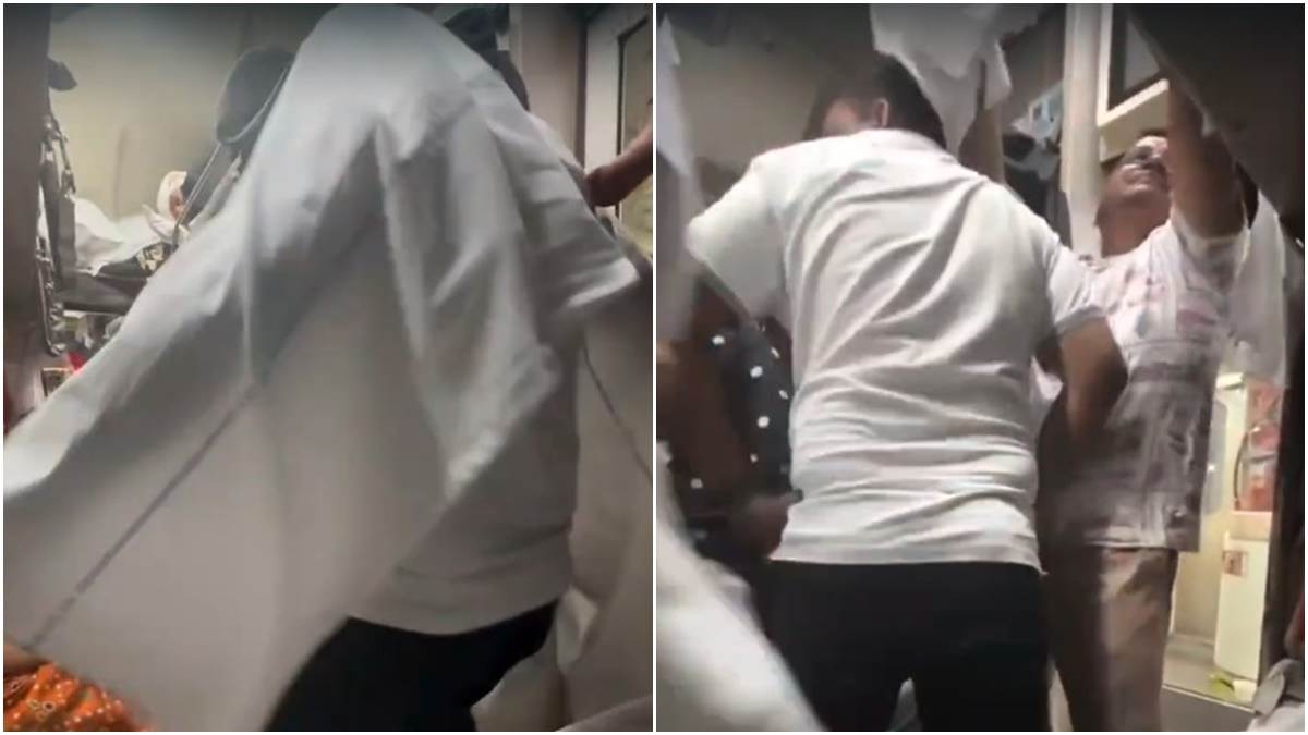 गरीब रथ एक्सप्रेस में चादर ओढ़कर डांस करते हुए बनाई रील, तीन यात्रियों पर केस दर्ज