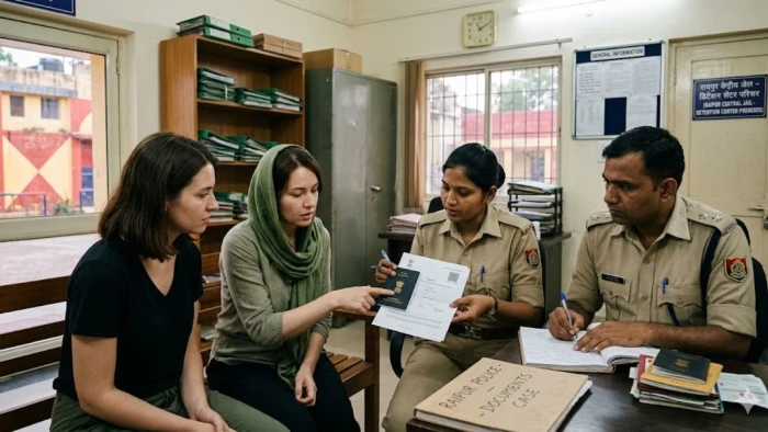 रायपुर होटल में ठहरी उज्बेकिस्तान की दो महिलाओं पर केस दर्ज, पुलिस ने डिटेंशन सेंटर में रखा