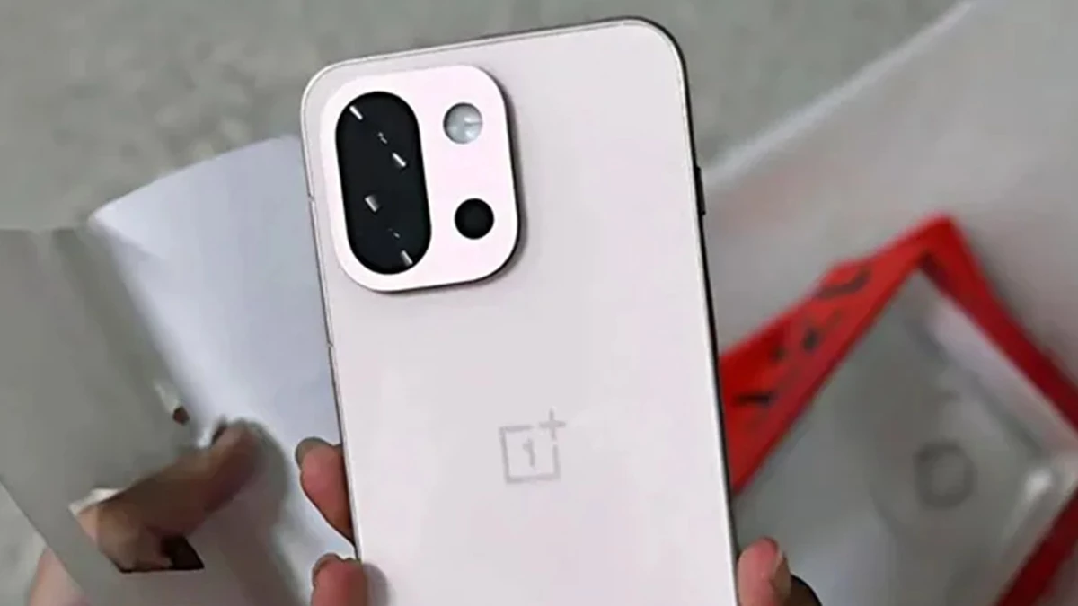 OnePlus 13t design leaked in online video: Camera layout may change