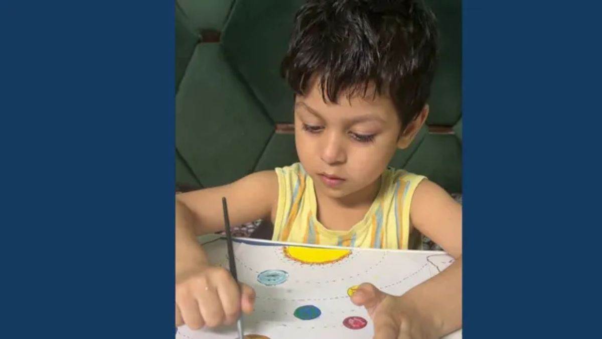 4 साल के रुद्र ने 65 सेकंड में ग्रहों को पहचान कर किया सभी को हैरान, 'इंडिया बुक ऑफ रिकॉर्ड्स' में नाम दर्ज