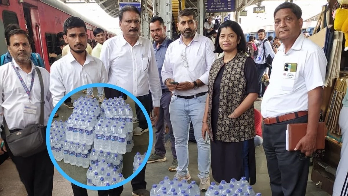 MP News: कुशीनगर एक्सप्रेस से 18 क्रेट अवैध पानी की बोतलें जब्त