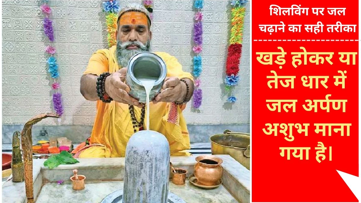 Shivling पर जल चढ़ाते समय किस दिशा में होना चाहिए मुख, क्या खड़े होकर किया जा सकता है Jalabhishek… पीठाधीश्वर से जानिए जवाब