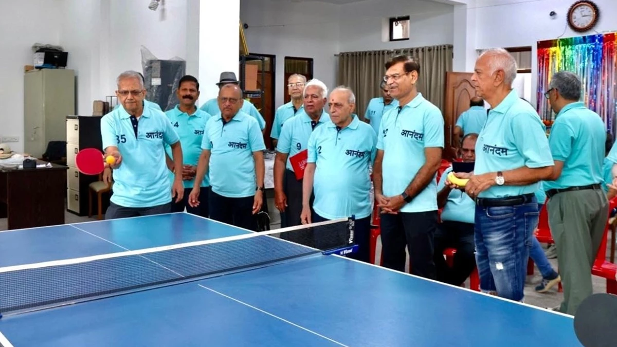 जोश उम्र का मोहताज नहीं: सीनियर सिटीजन के लिए पहली बार टेबल टेनिस टूर्नामेंट