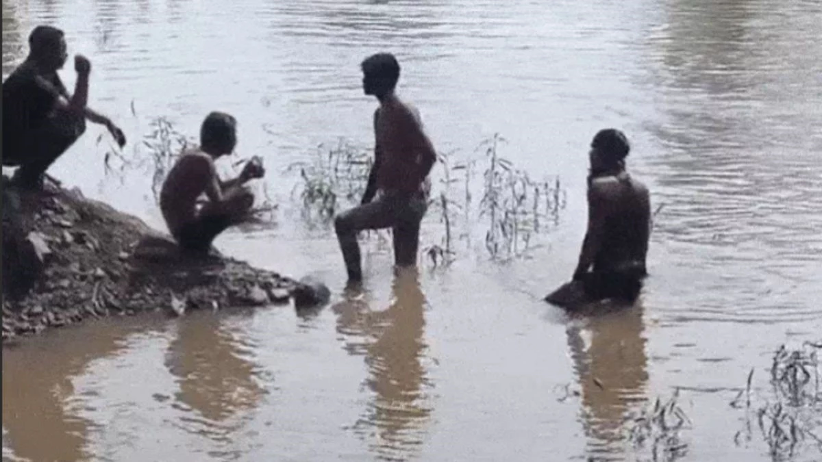 खुरई के पास नरेन नदी में नहाने गए दो किशोर डूबे, एक का शव मिला, दूसरी की तलाश जारी