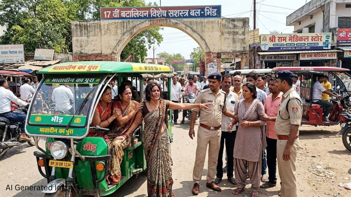 ई-रिक्शा में बैठी महिला के गले से झपटा 1.50 लाख का मंगलसूत्र, लोगों ने दौड़ाकर एक संदिग्ध महिला को दबोचा