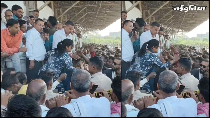 MP में किसान ने मांगा अपना अधिकार, तो तहसीलदार जड़ दिया थप्पड़, Video वायरल