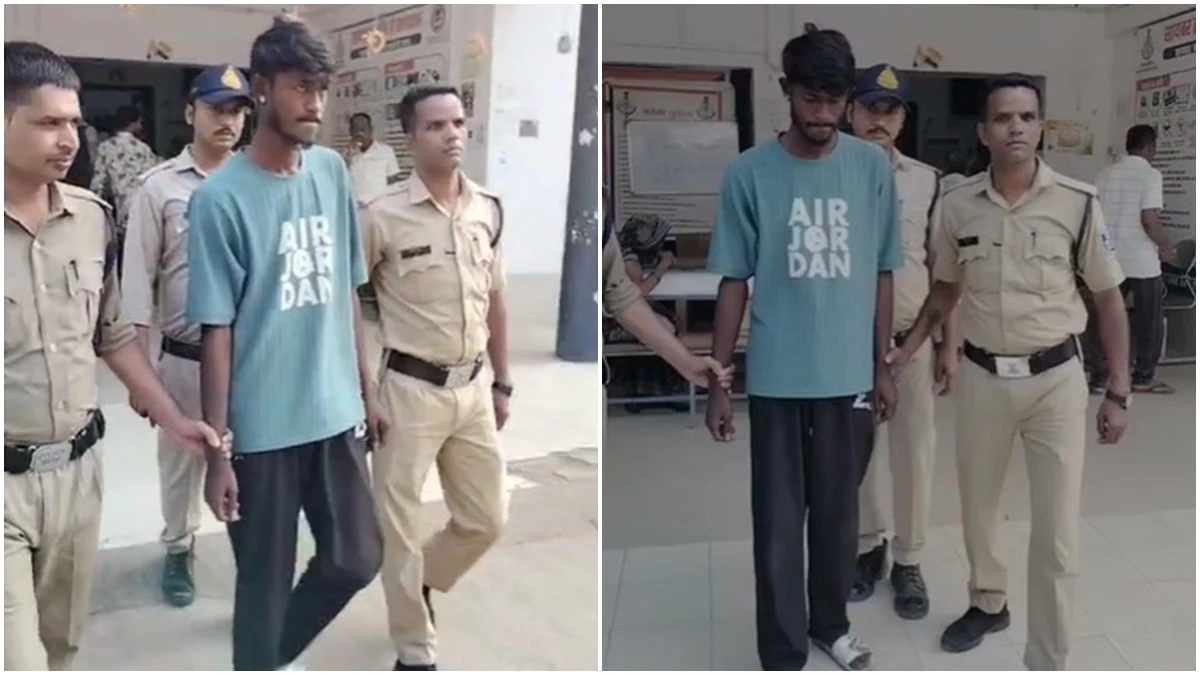नकली पिस्टल से दहशत फैलाने वाला गिरफ्तार, गैंगस्टर जैसी इमेज चाहता था, सोशल मीडिया पर डालता था डर फैलाने वाले फोटो