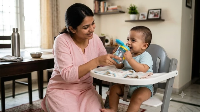 6 माह के बच्चे को पानी कितनी मात्रा में दे सकते हैं, आहार क्या रखें? स्पेशलिस्ट से जानें जवाब