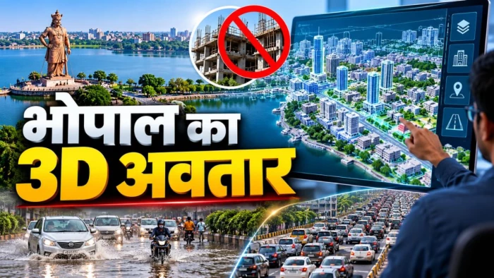 भोपाल का बनेगा 3D अवतार! बिना अनुमति निर्माण पर लगेगी रोक, जलभराव-ट्रैफिक जाम से मिलेगी मुक्ति