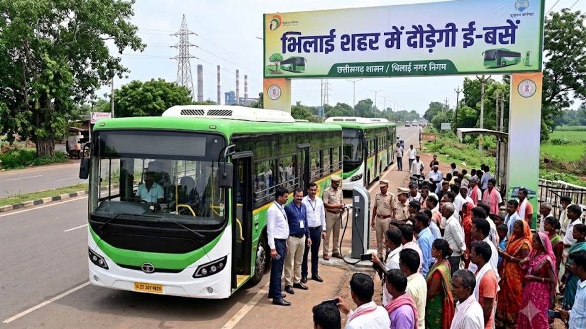 अब बस कुछ दिन और, फिर भिलाई शहर से गांव तक दौड़ेंगी ई-बसें, 50 इलेक्ट्रिक बसों को मिली मंजूरी
