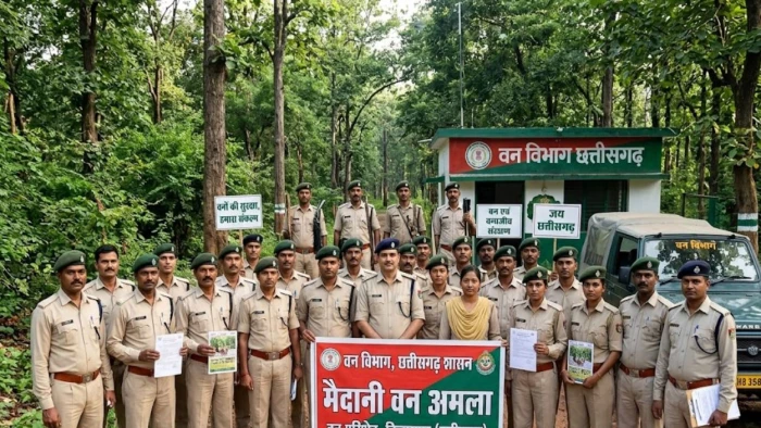 छत्तीसगढ़ में ठेका पद्धति को लेकर बढ़ा विवाद, सड़कों पर उतरेगा मैदानी वन अमला; मुख्यमंत्री को थमाया काम के बहिष्कार का नोटिस