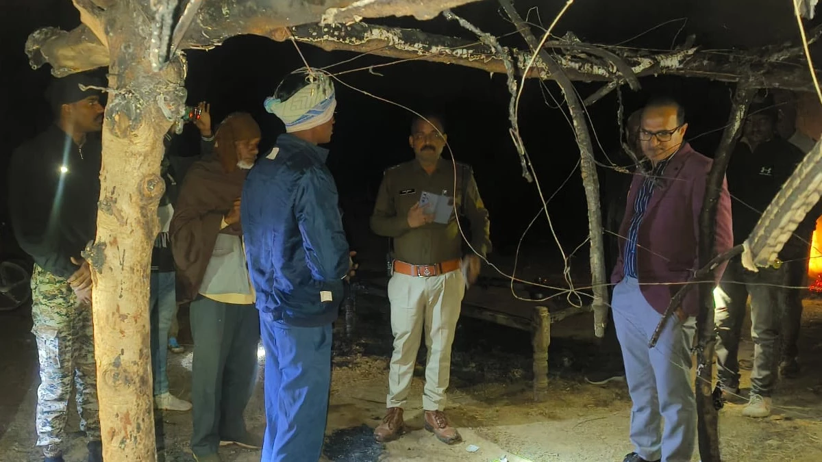 दमोह में चूल्हे से झोपड़ी में फैली आग, चार महीने का मासूम जिंदा जल गया