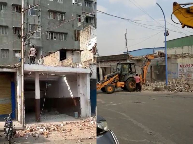 Indore New Uproar while breaking the barrier between Panchkuian to  Bhuteshwar temple