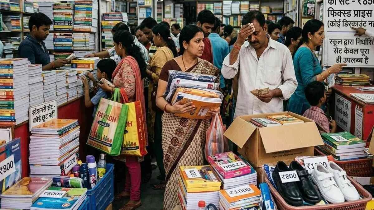इंदौर में किताबें बेचकर लाखों रुपये कमा रहे स्कूल और स्टेशनरी संचालक, सजा सिर्फ 2500 रुपये जुर्माना