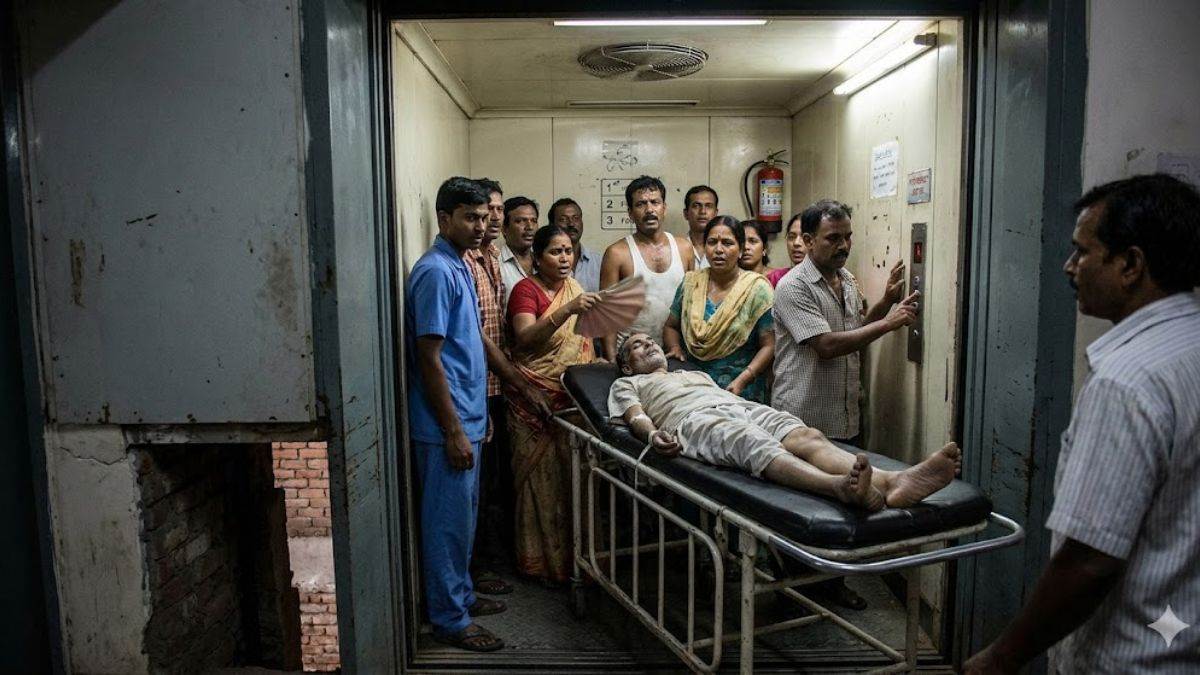 छिंदवाड़ा जिला अस्पताल की लिफ्ट में फंसा गंभीर मरीज, घुटन से आधे घंटे तक तड़पता रहा; मची अफरा-तफरी