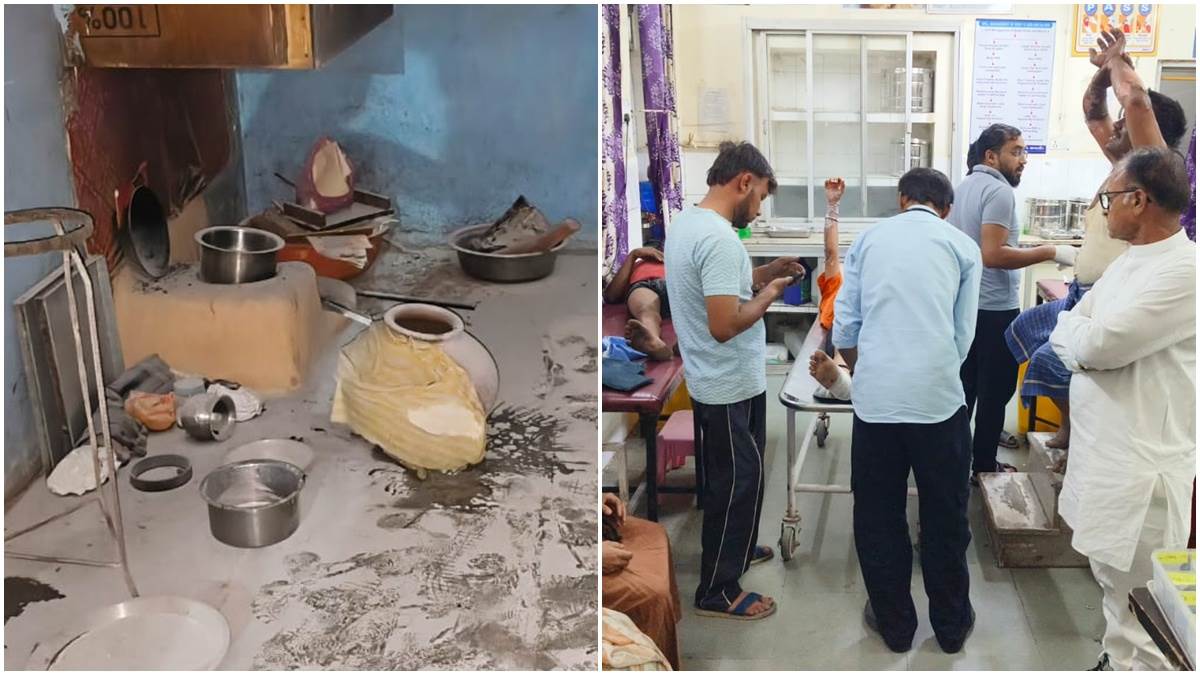 मंदसौर जिले के सीतामऊ में गैस टंकी में लीकेज से आग लगी, चार झुलसे
