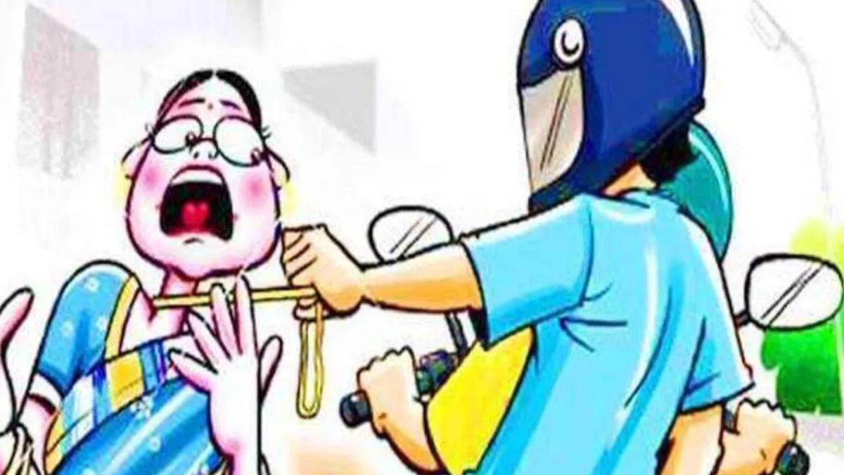 मुरैना में मायके जा रही महिला के गले से चेन झपटने का प्रयास, भतीजे ने बदमाश पहचाना