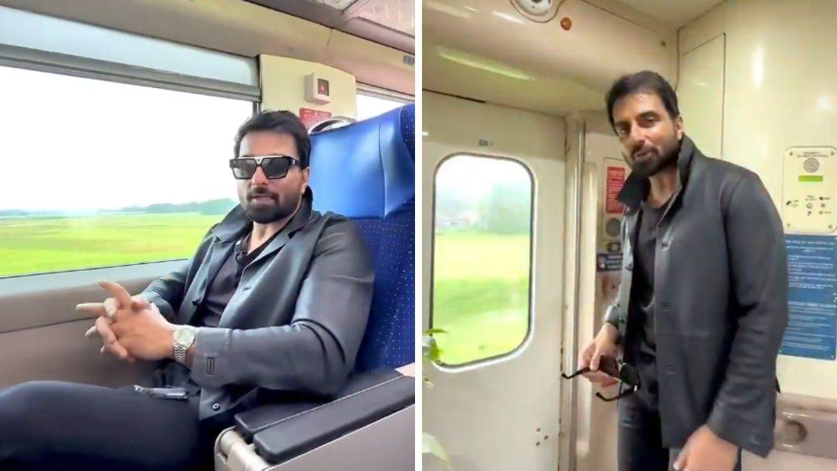 सोनू सूद ने किया Vande Bharat Train में सफर... भारतीय रेलवे की तारीफ से सोशल मीडिया पर छिड़ी आम आदमी बनाम VIP की बहस